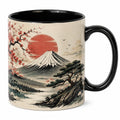 Kaffeetasse mit Fuji-Design, 350ml